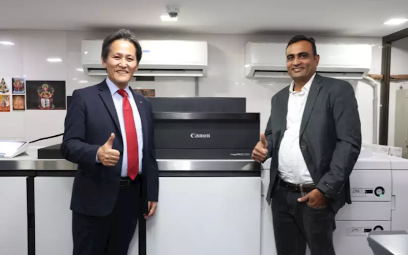 Canon launches ImagePress V1350, Mumbai’s Prince Graphics becomes the first to install it